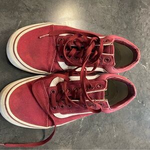 Burgundy Vans